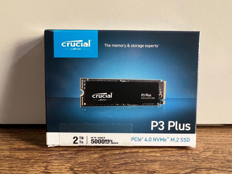 Ssd Crucial P3 Plus 2tb M.2 2280 Pci-e 4.0 Gen4 - 5000mbs - HD SSD